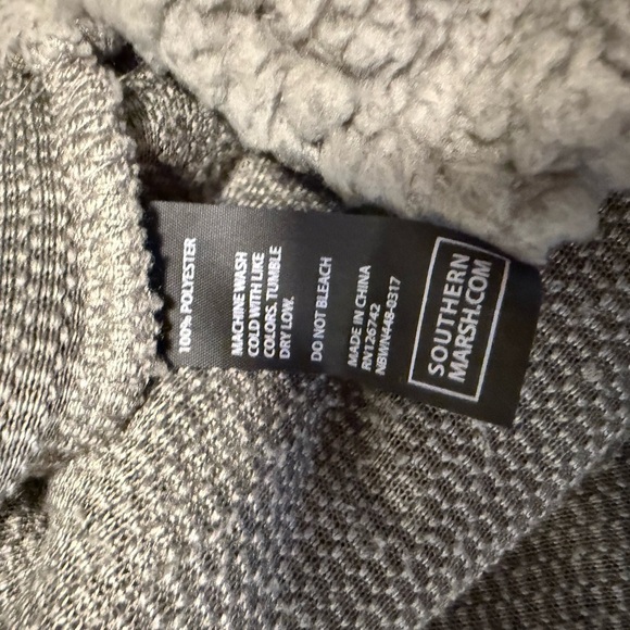 Southern Marsh Gray Zip Up Sweater - Picture 3 of 8